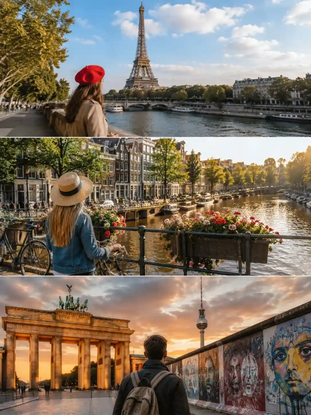 10-Day Europe Itinerary Iconic Capitals (Paris – Amsterdam – Berlin)