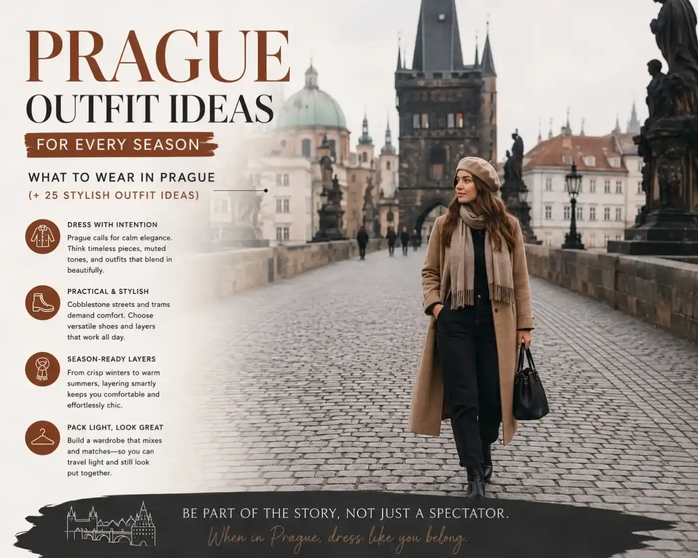 Prague Outfit Ideas for Every Season: What to Wear in Prague (+ 25 Stylish Outfit Ideas)