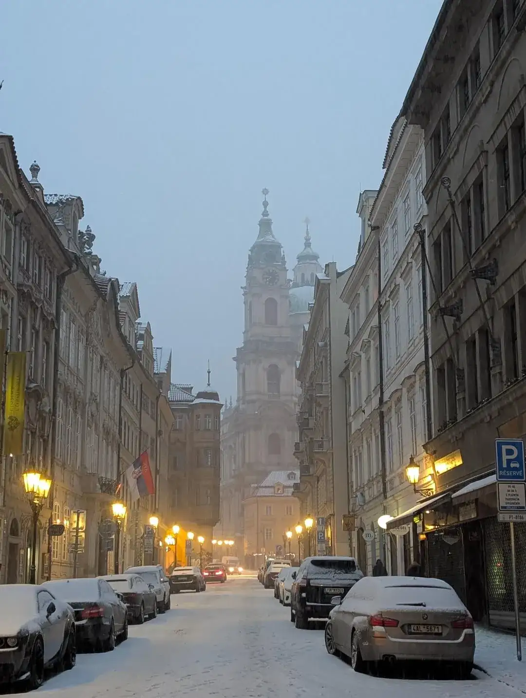 Winter in Prague (December–February)