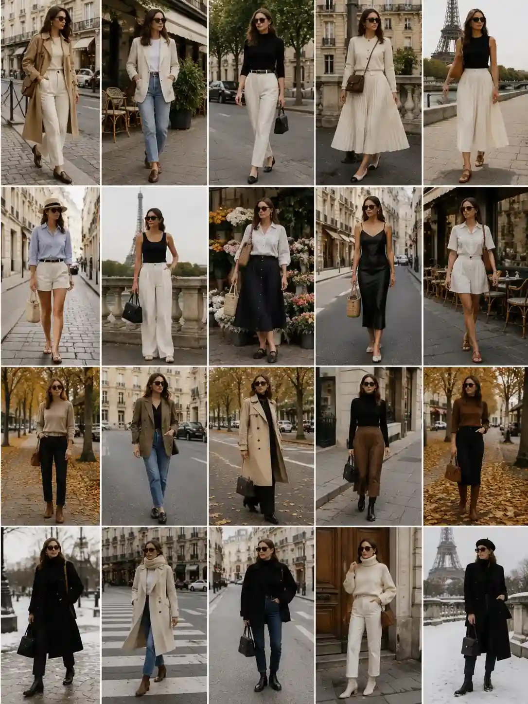 Article framing 21 Chic Paris Outfits by Season