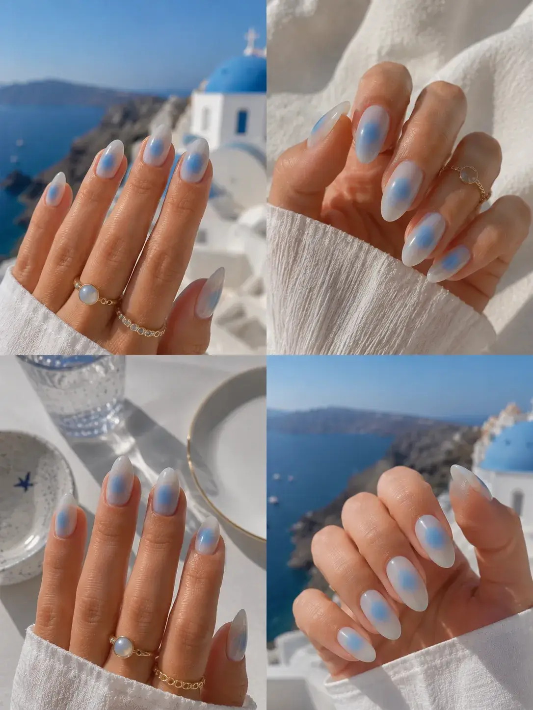 Aura Nails in Blue