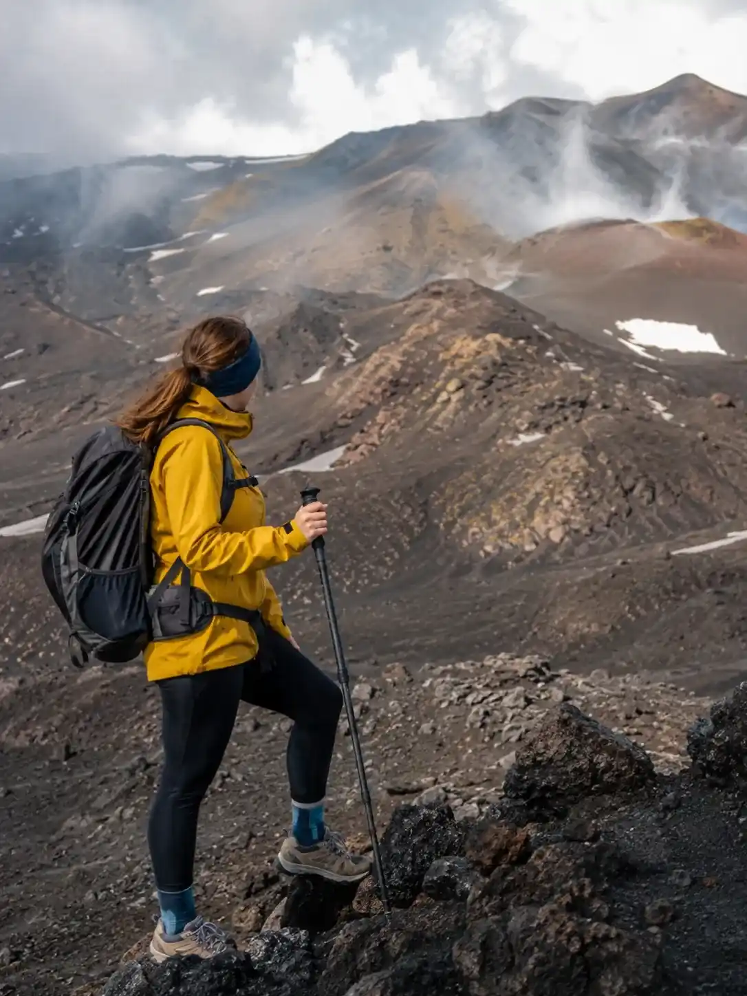 Outerwear / Layers / Hiking Mt. Etna Gear