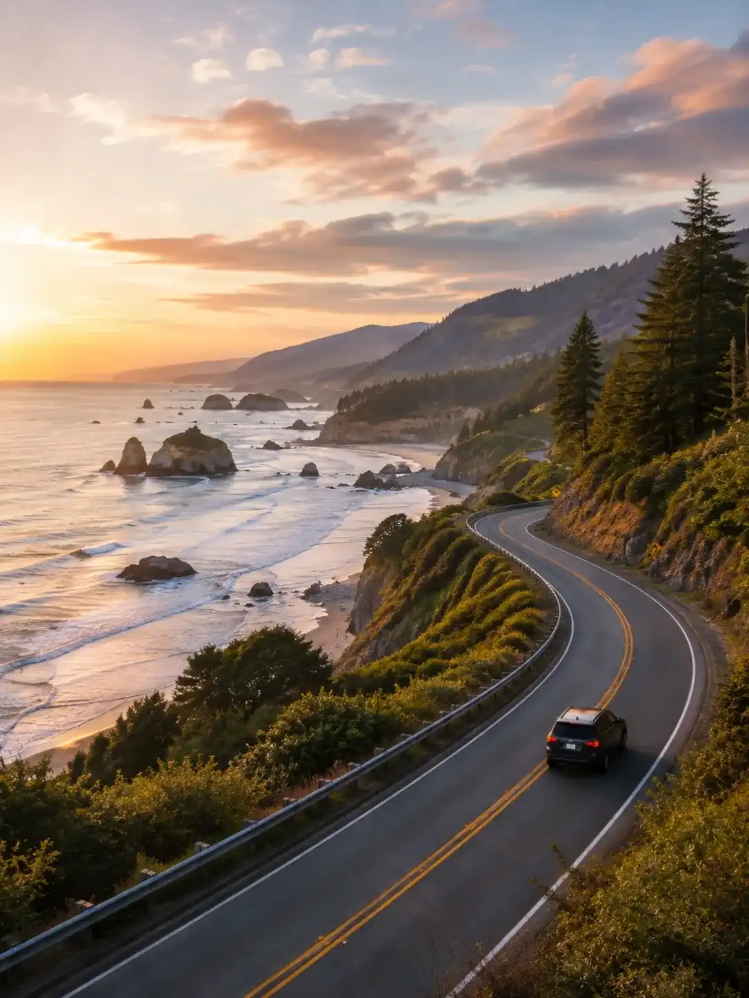 At a Glance Oregon Coast Road Trip