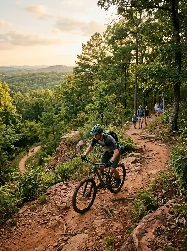 Go Mountain Biking At Red Mountain Park
