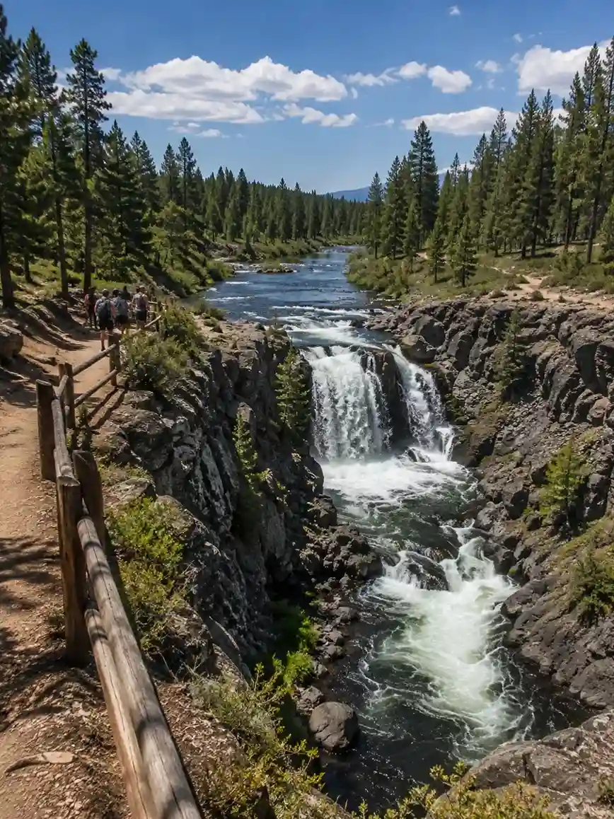 Hiking (Benham Falls, Trail of Molten Land, Smith Rock, etc.)