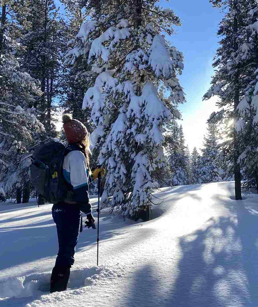 Snowshoeing