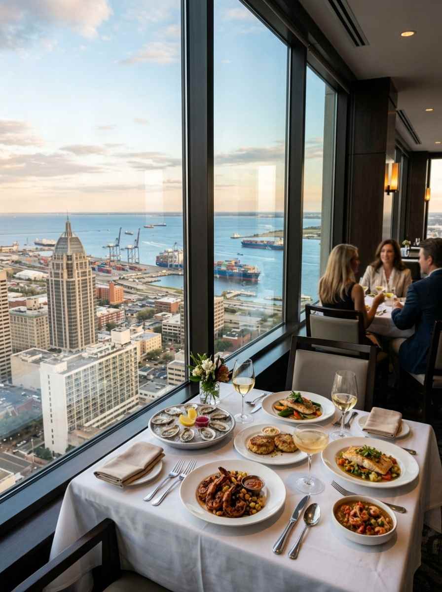 Views from Dauphin's Restaurant
