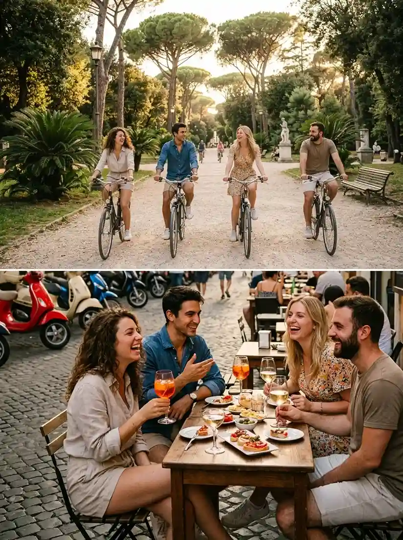 What are some activities for people in their 20s to do in Rome