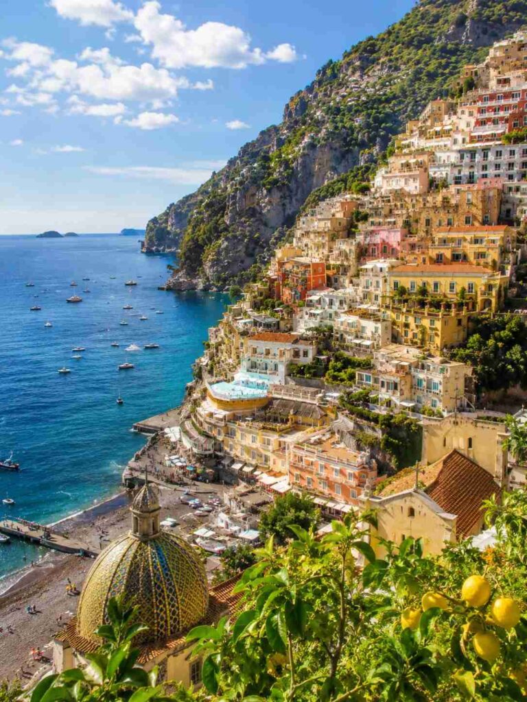 Cliffside Views & Colorful Houses