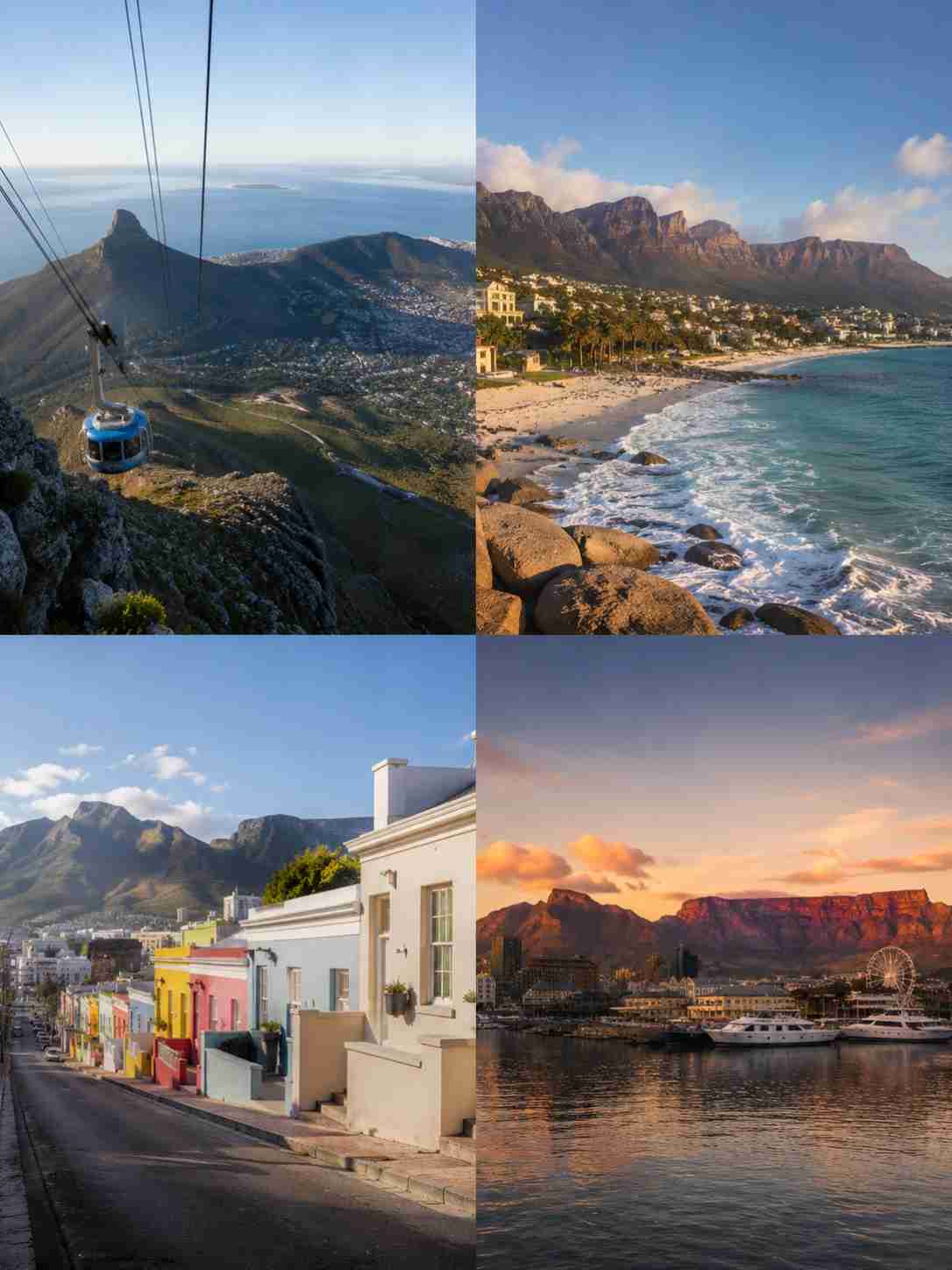 4-Day Cape Town Itinerary Overview