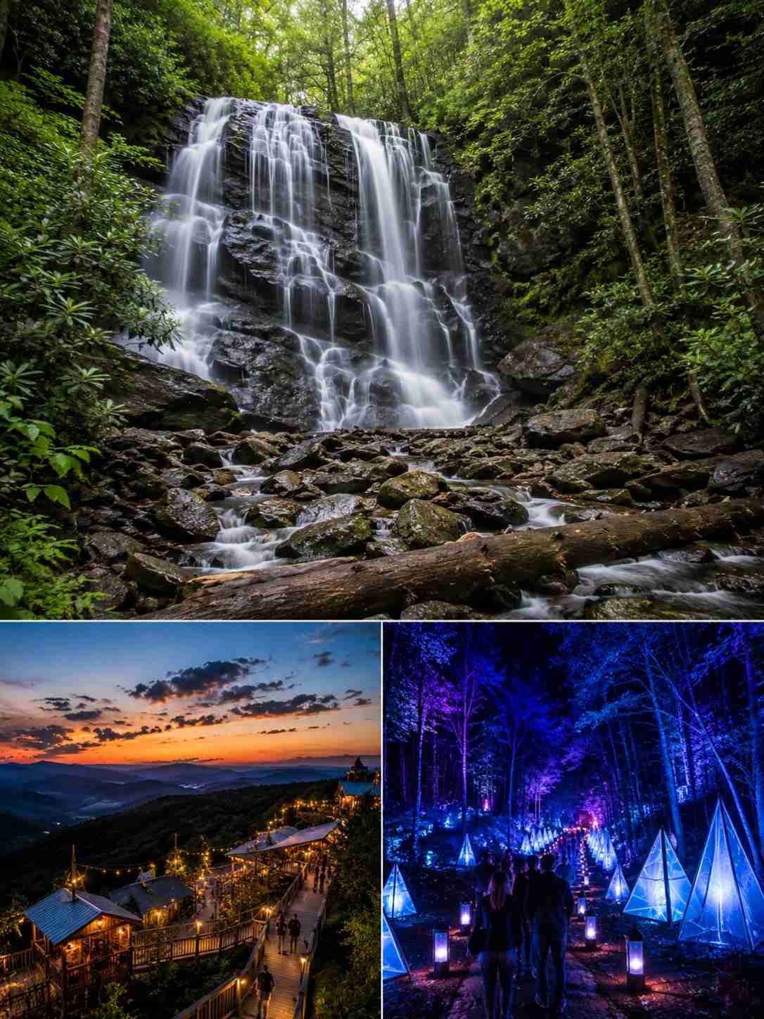 DAY 3: Laurel Falls / Roaring Fork Motor Nature Trail, Anakeesta & Astra Lumina
