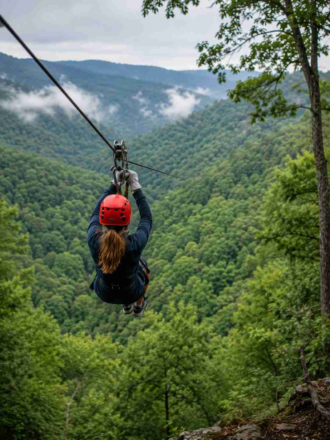 ADVENTURE ACTIVITIES: ZIPLINING
