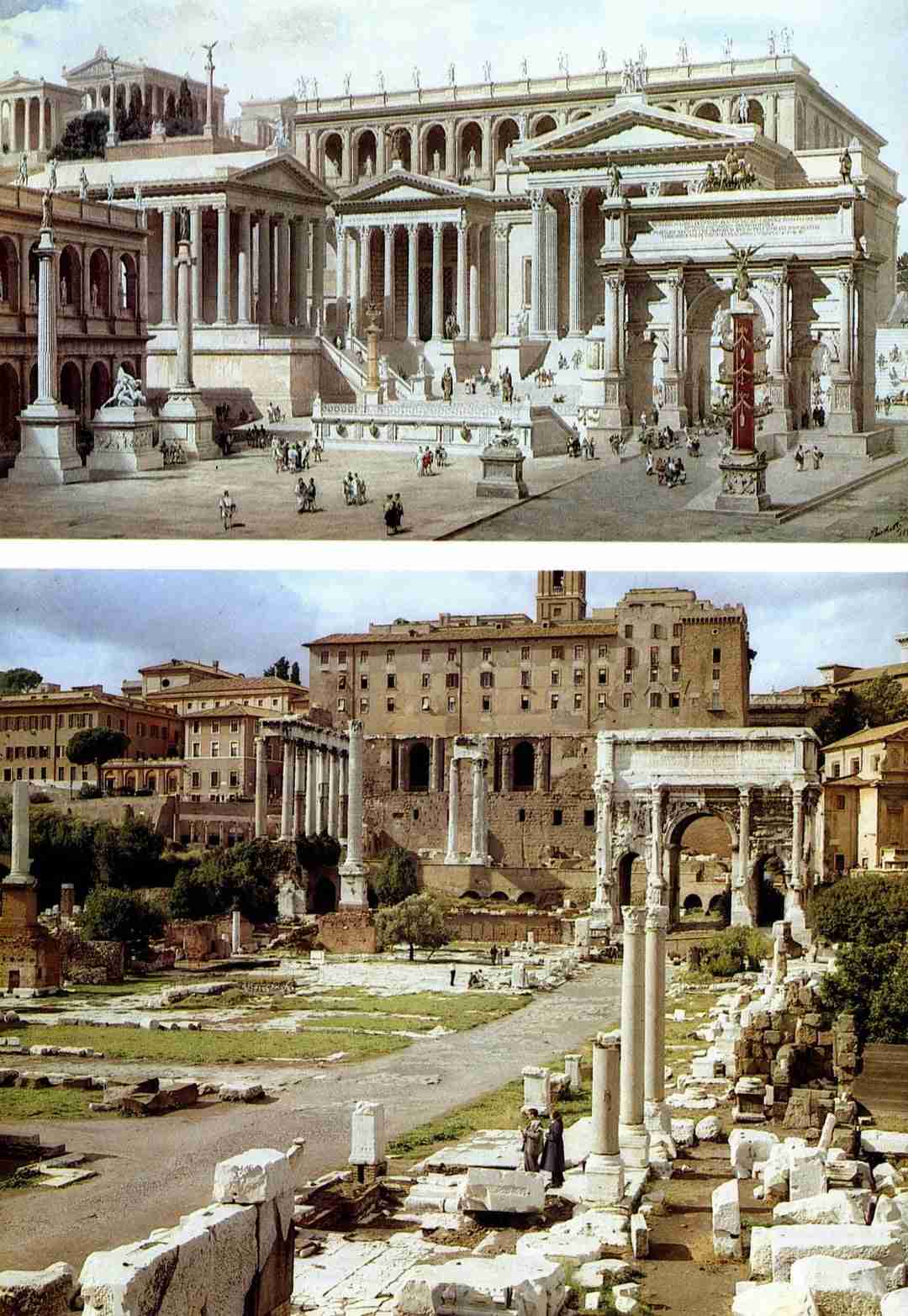 The Roman Forum and Palatine Hill