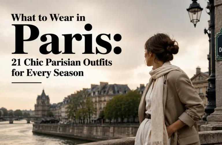 What to Wear in Paris 21 Chic Parisian Outfits for Every Season